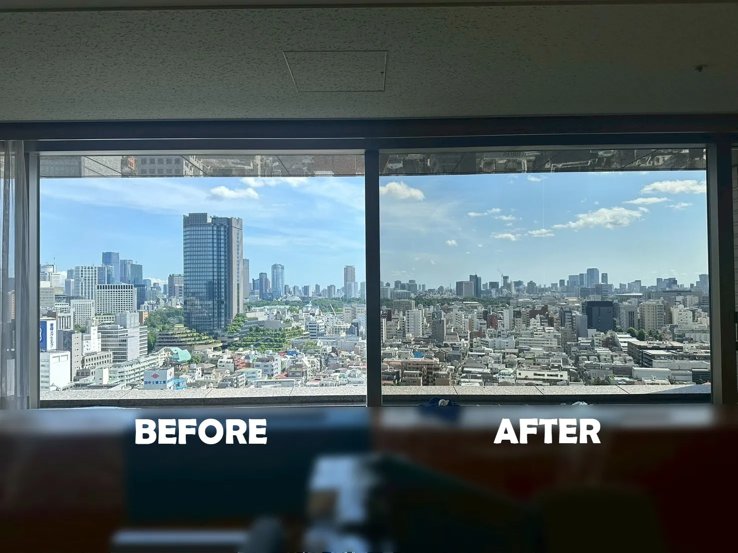 市ヶ谷駐屯地(自衛隊)/スモーク遮熱フィルム